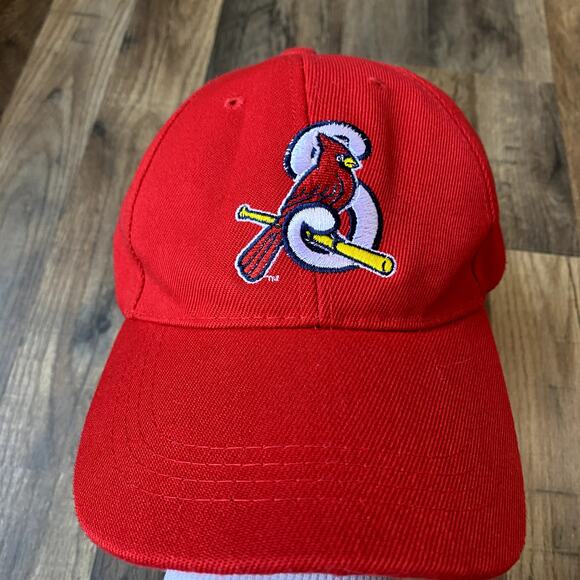 VNTG Springfield Cardinals Red Strapback Baseball Cap Minor League Adjustable - Picture 5 of 13